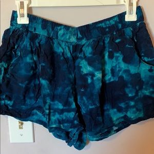 Tie dye shorts